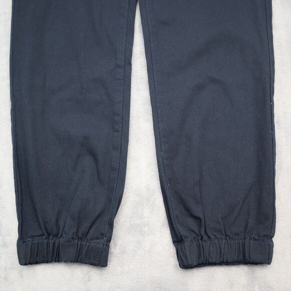 American BAZI Pants Womens M Navy Blue High Rise Slash Pocket Drawstring Jogger - Picture 16 of 16